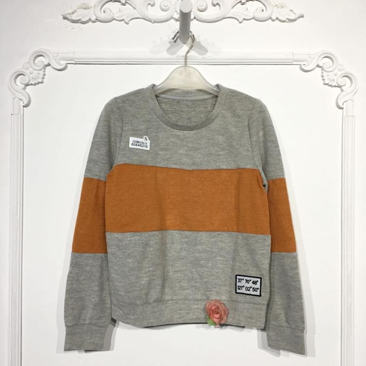 潮系列 8084S216 时尚卫衣品牌女装折扣颦