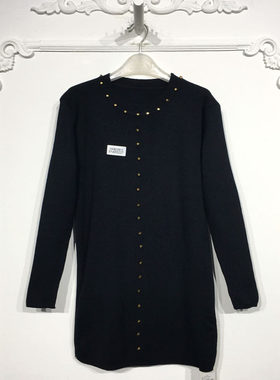 乔系列 8145S227 时尚针织连衣裙品牌女装折扣颦