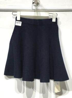 新Z系列 D82751 时尚针织短裙品牌女装折扣颦