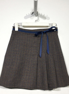 潮系列 D89717 时尚短裙品牌女装折扣颦