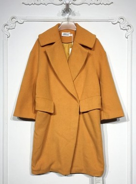 潮系列 8280S262 时尚毛呢外套品牌女装折扣颦