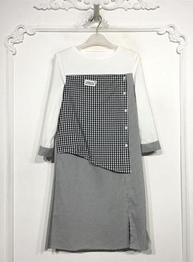 卡LBS系列 8076S220 时尚连衣裙品牌女装折扣颦