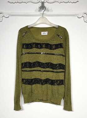 潮系列 LM05973 时尚针织衫品牌女装折扣颦