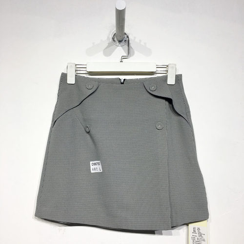 潮系列 D96753 时尚短裙品牌女装折扣颦