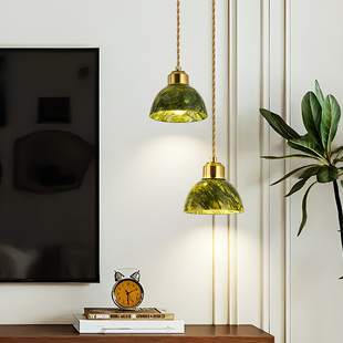 超莱威法式轻奢客厅电视背景墙小吊灯高级感玄关中古风卧室床头灯