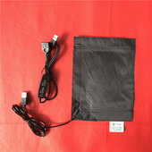 USB带开关高中低温碳纤维发热片腰带电热片颈椎枕头加热片5v