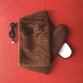 包邮 绿贝思USB5V碳纤维发热护腰带 电热暖腰宝热敷远红外防水腰带