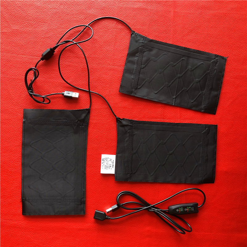 一拖三USB碳纤维发热片DIY加热冬天自制保暖电热衣5v加热服
