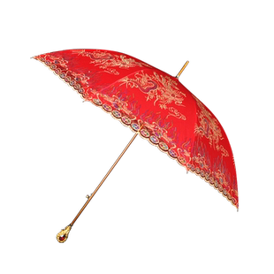 红伞结婚伞新娘伞红色出嫁伞婚庆用中式婚礼陪嫁出门红雨伞喜伞