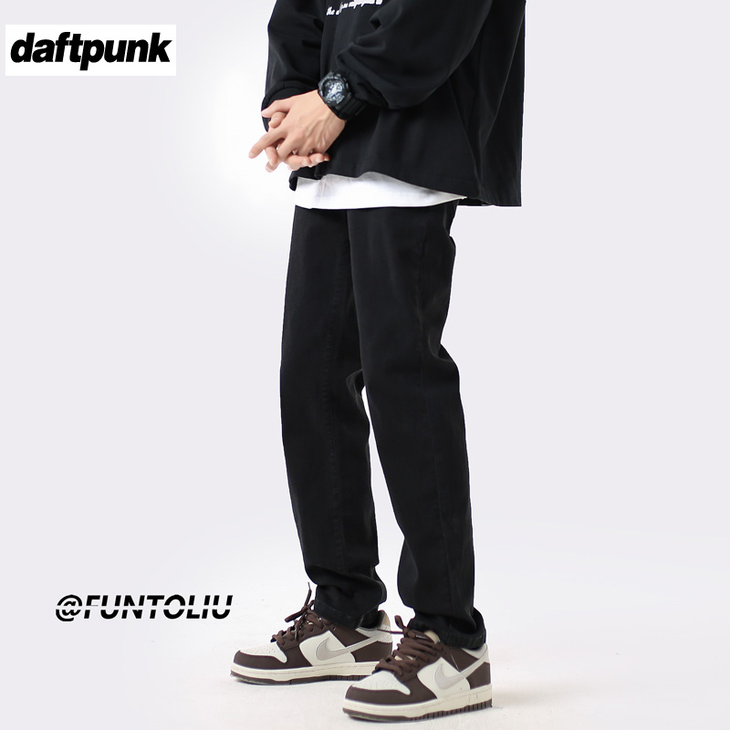 2023新款水洗做旧复古潮牌牛仔裤