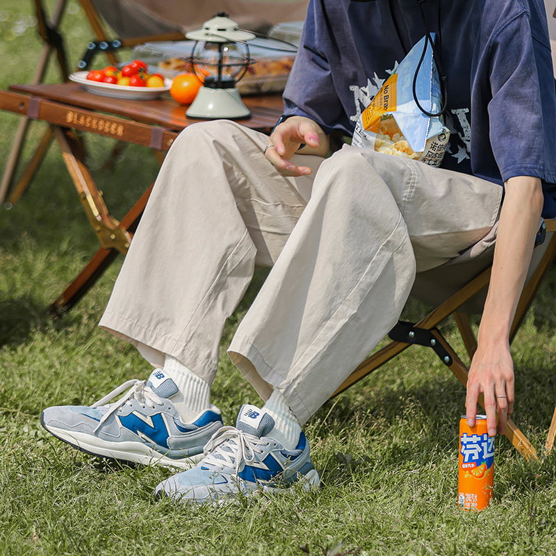 日系复古工装裤男夏季薄款美式夏