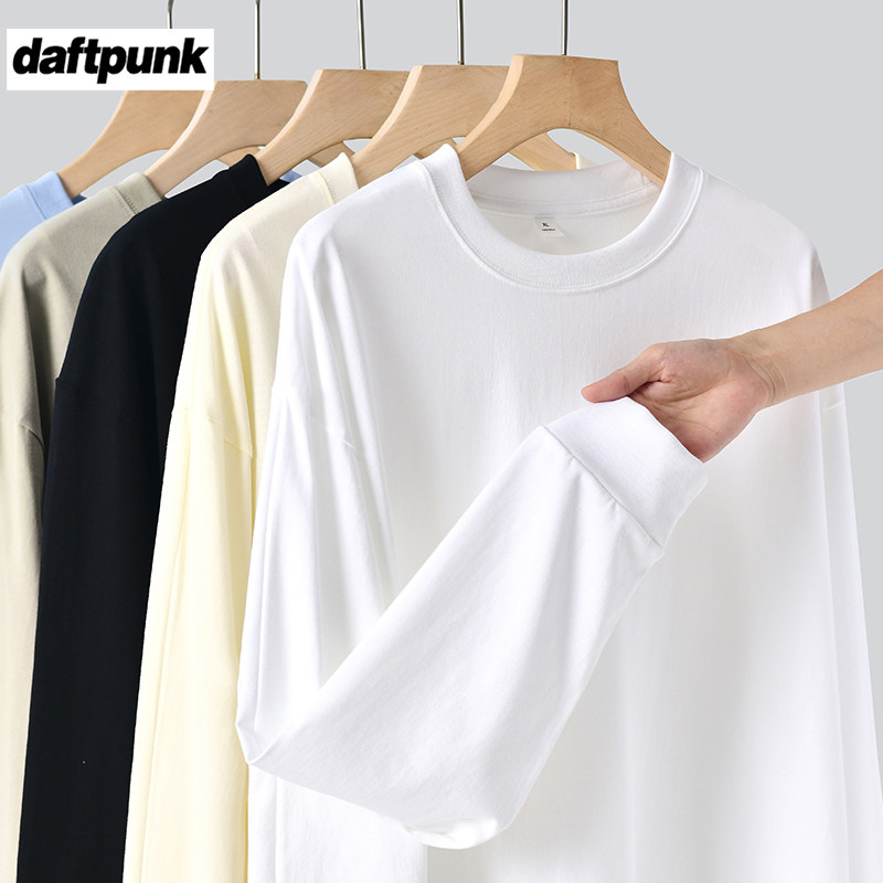 【daftpunk】纯色长袖T恤
