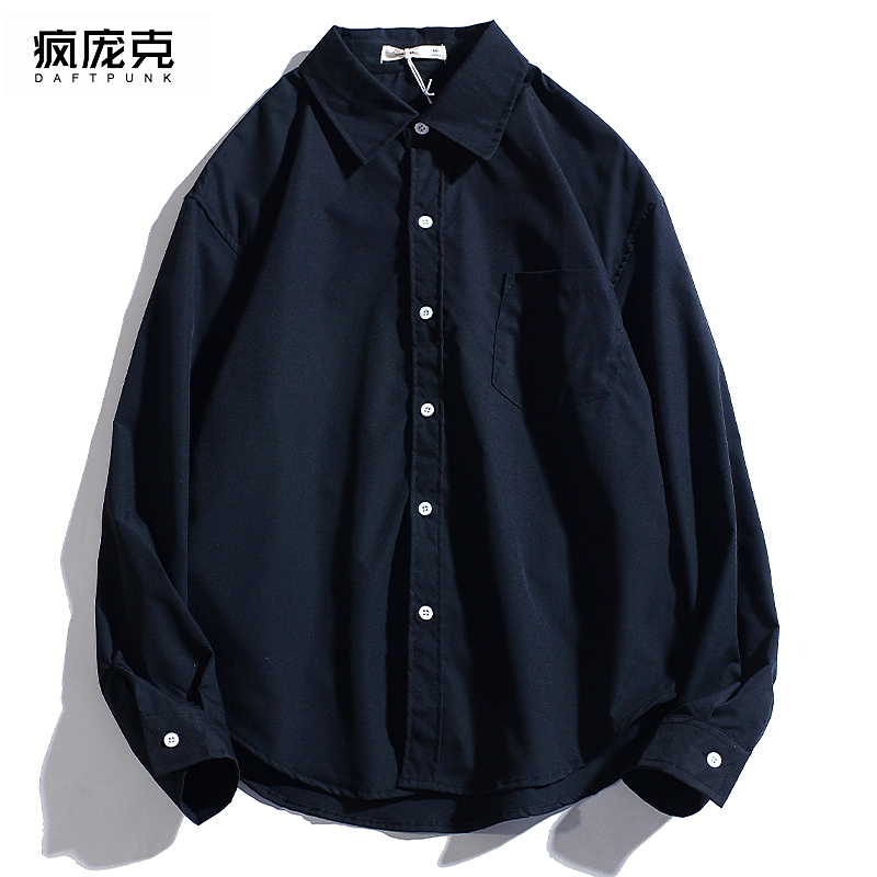 dk衬衫韩版潮流帅气男装纯色