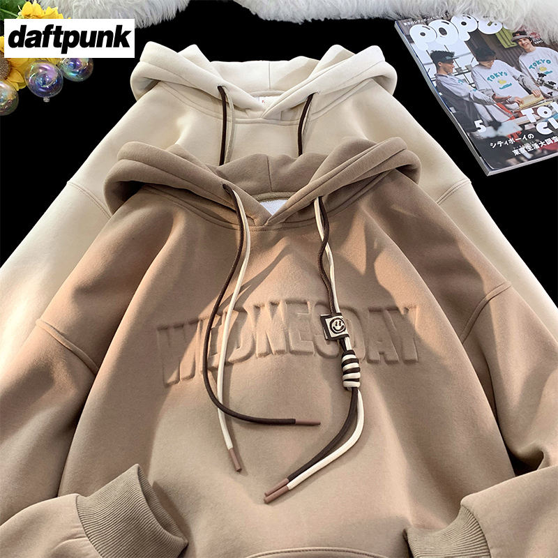 oversize美式重磅卫衣男秋冬季