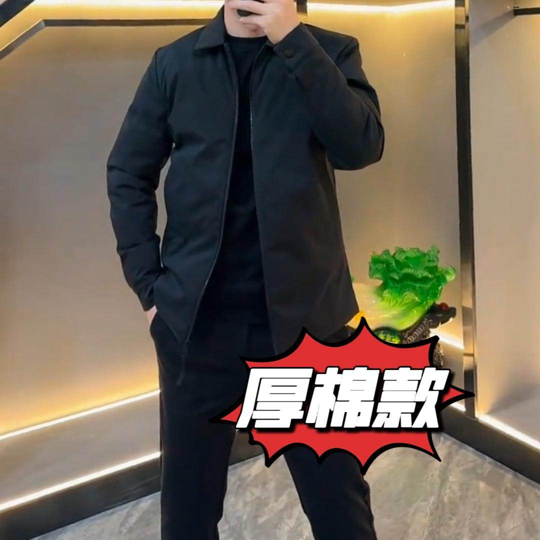 【现货】1969新款冬季商务休闲时尚流行翻领百搭上衣男士夹克