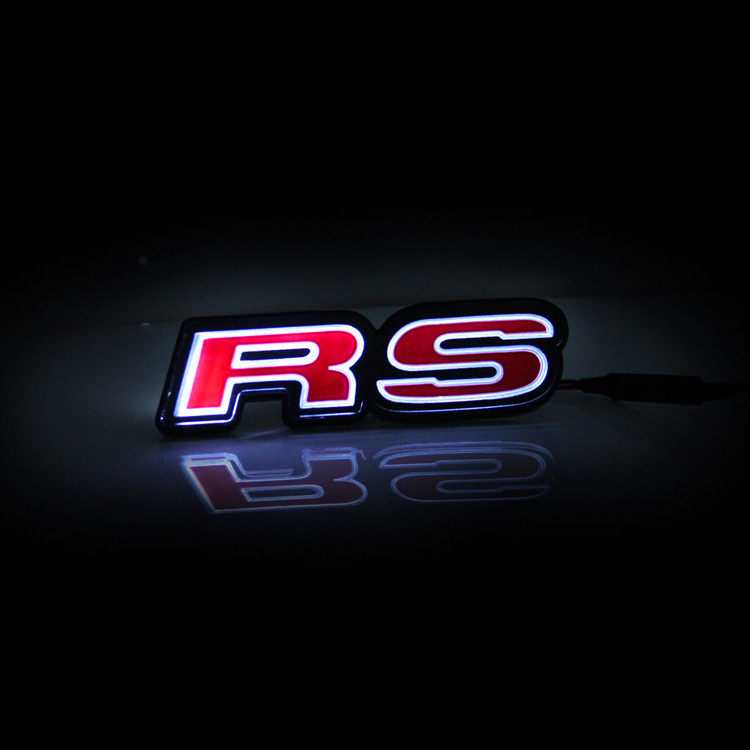 RS正品HONDA原版RS尾章本田RS改装车标RS贴标RS中网标led红标灯标