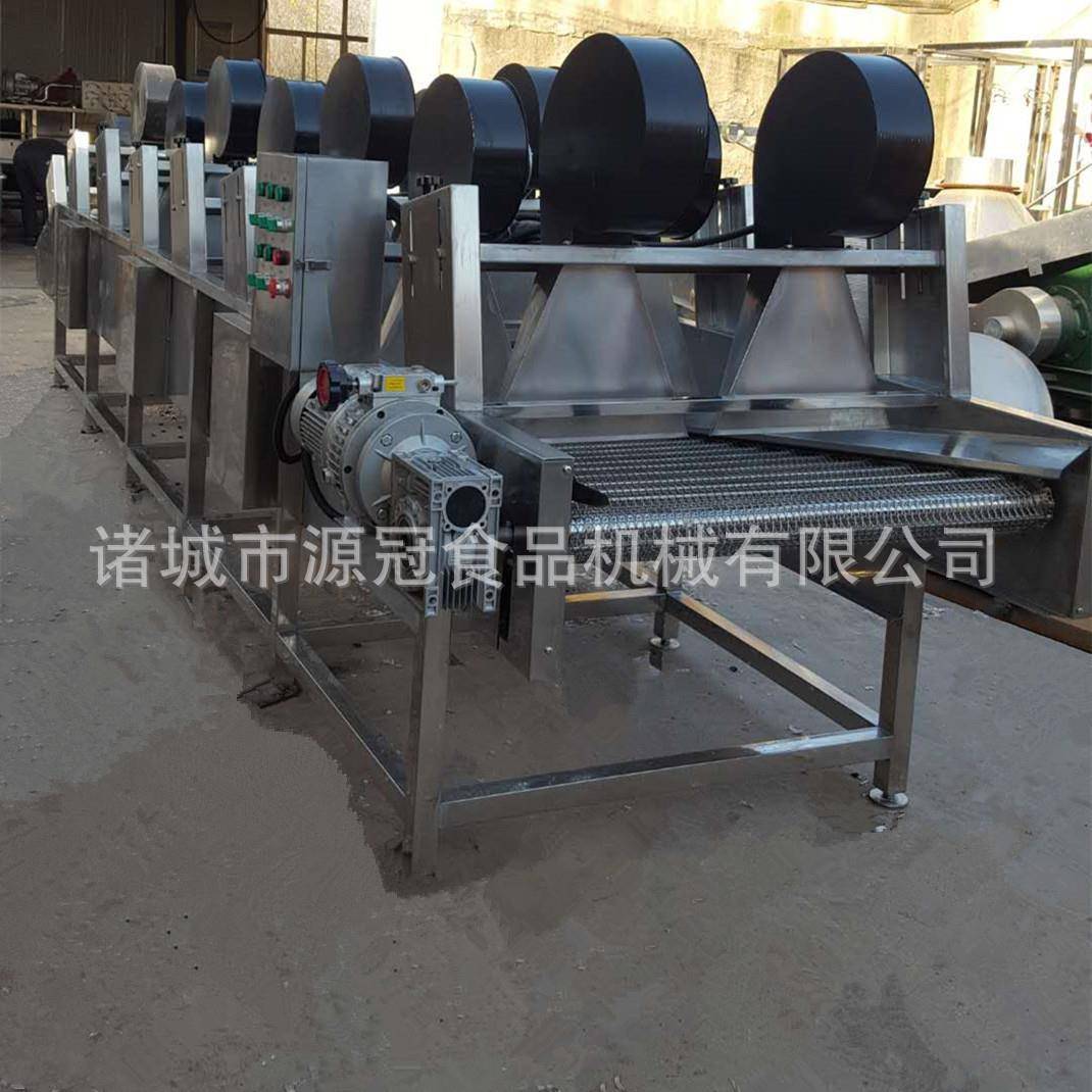 供应食品翻转风干机蔬菜包装袋沥水风干机大枣变频调速风干流水线
