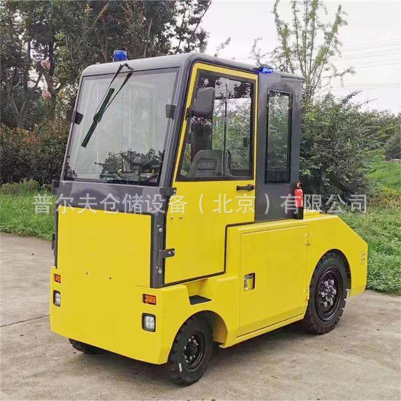 Seated Electric tow Tractor  Enclosed Cab Heavy Duty