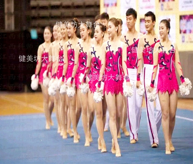 艺术体操表演服健美操啦啦操服装