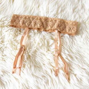 加固长筒袜防掉筒神器防过敏 蕾丝花边性感吊袜带扣可调节