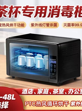茶杯消毒柜专用小型收纳二星级消办公室红酒杯杀菌高温保洁茶道
