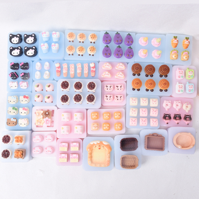 小鼻嘎捏捏模具 kt模具合集 手工翻模石膏捏捏乐硅胶模具