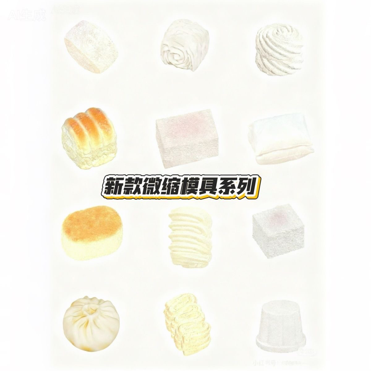 微缩模具系列 捏捏模具DIY手工翻模食玩捏捏烘焙食品级硅胶模具,玩具/童车/益智/积木/模型,捏捏乐/按按乐,淘宝优惠券,粉丝福利购,淘宝优惠卷