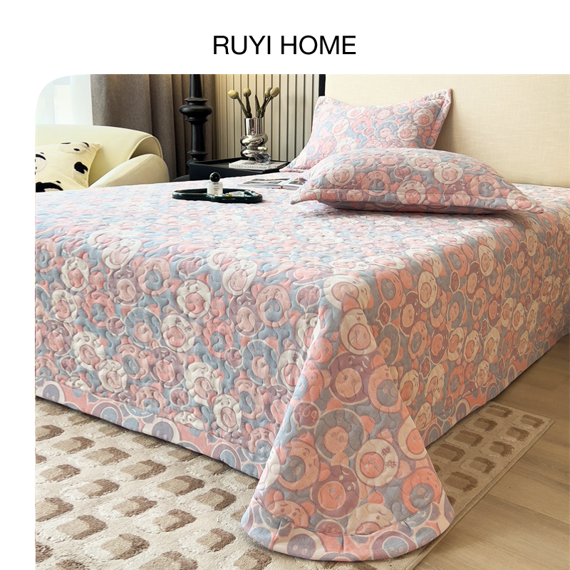 如奕纯棉双层纱床盖A类品质