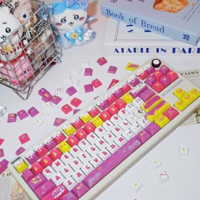 键匠金克斯涂鸦客制化三模无线热插拔机械键盘游戏电竞办公神器