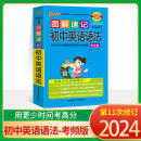 七八九年级英语语法大全一本全精讲精练专项训练题pass绿卡图书小本便携口袋书初一二三中考 2024新图解速记初中英语语法全解考频版