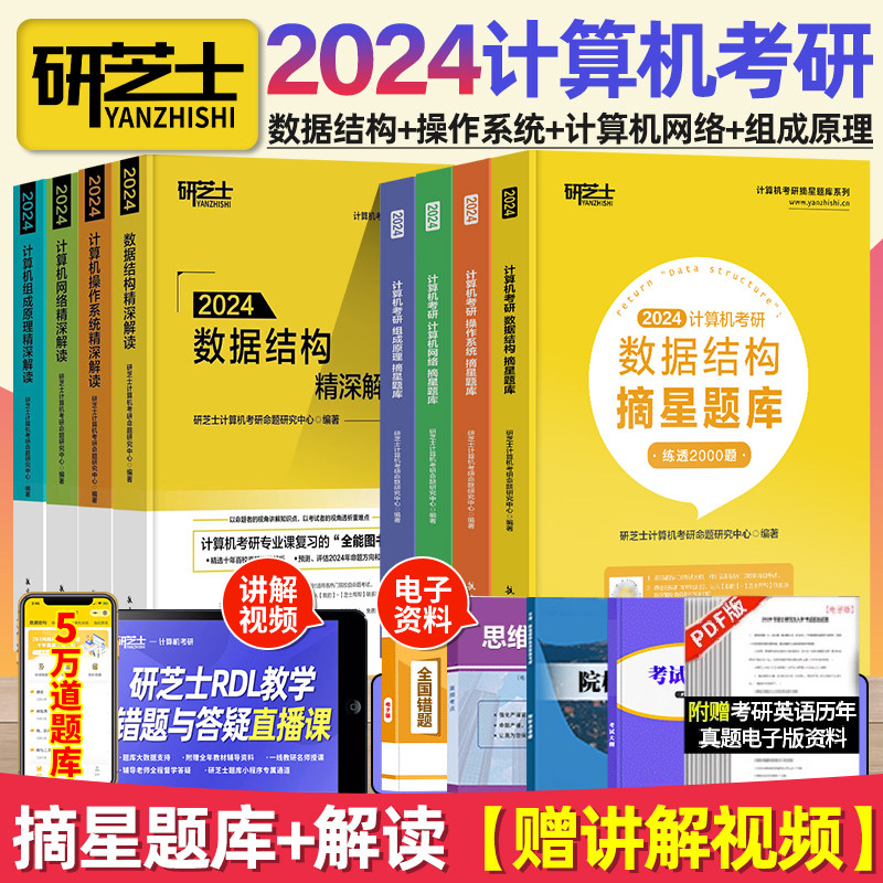 官方正版现货】研芝士2024计算机考研408摘星题库练透2000题计算机组成原理数据结构网络操作系统精深解读考试大纲搭王道考研书籍使用感如何?