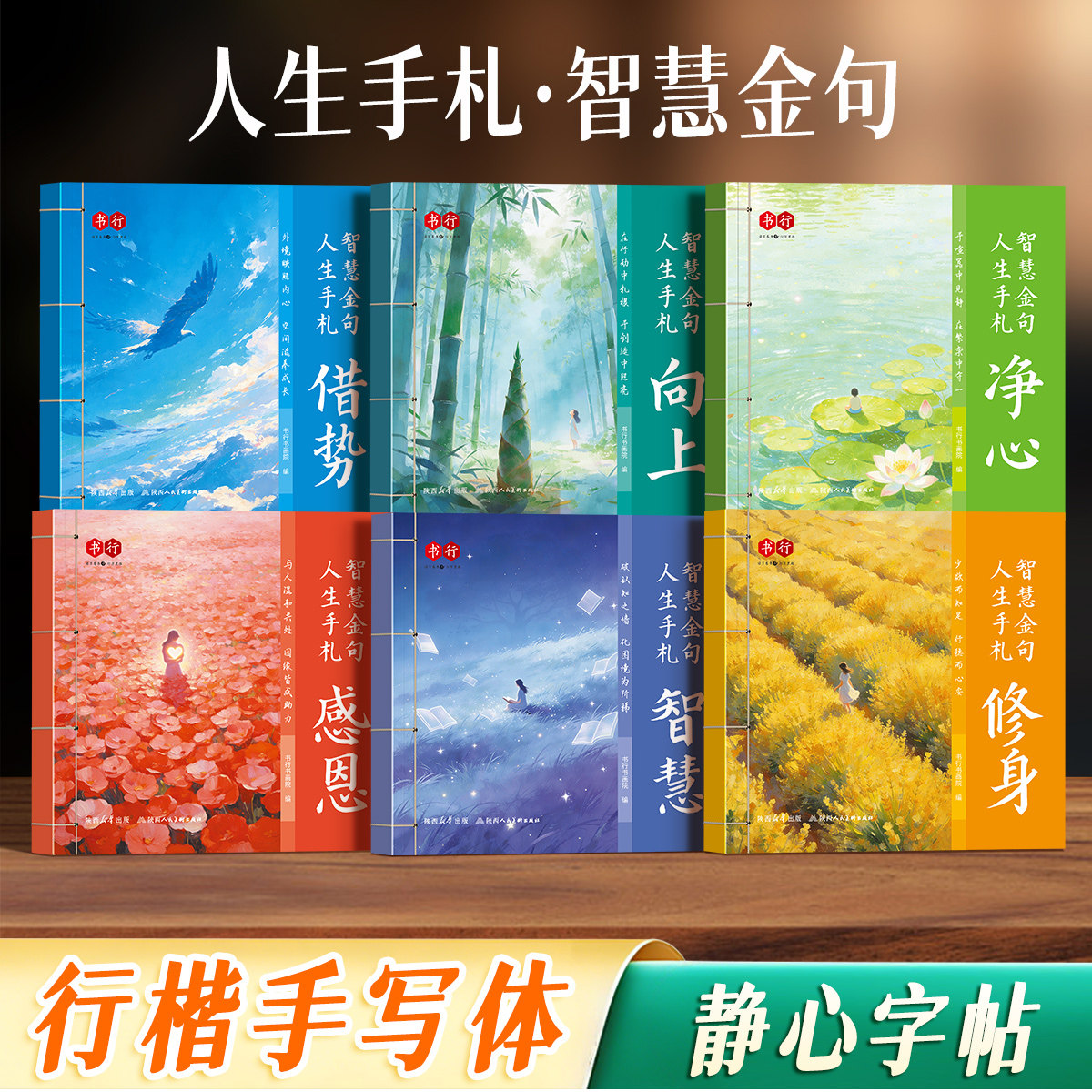 成人智慧金句语录手写体练字帖