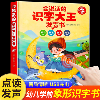 识字书幼儿认字会说话的识字大王