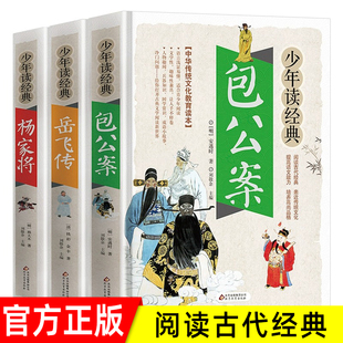 包公案 杨家将 中国古典文学小说白话文原著无障碍阅读疑难字注音释义青少年版 岳飞传 正版 成人版 初高中课外阅读书籍