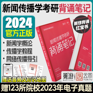觅游 现货2024新版 林云 新闻传播考研考点背诵 新传考研知识点背诵核心考点背诵搭从想法到写法 林雲2023新闻传播学考研背诵笔记