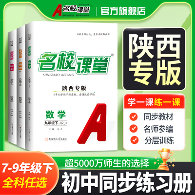 陕西专版】2025春名校课堂七八九