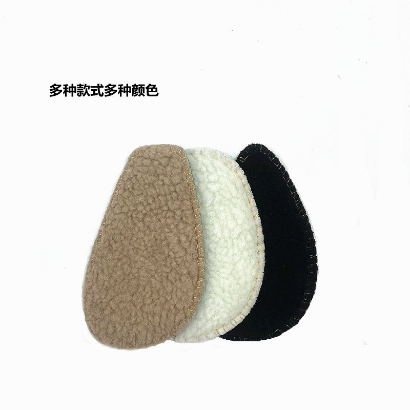 WOMENS WINTER WARM FOREFOOT PAD COTTON HIGH HEELS ANTI-FOOT PAIN HALF PAD FOOT PAD QUICK AND EASY HALF SIZE PAD THICKENED AND FLEECE