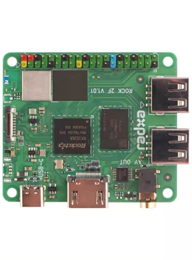 ROCK 2F RK3528A 四核CPU卡片机 WIFI6 支持GPU和4K HDMI