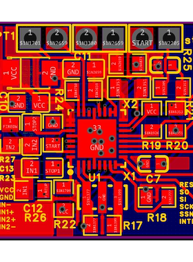 现货 TDC-GP22数字模块MS1022  技术支持 EMO板 瑞盟GP22 demo版