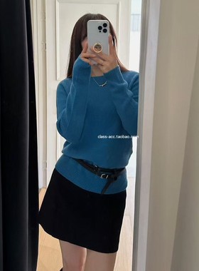 class韩国直邮112110 2nd GATE韩代2025款一片式柔软羊毛1oo毛衣