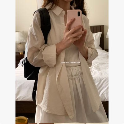 class韩国直邮030314 Millif 韩代2026款  人造丝＋天丝衬衫