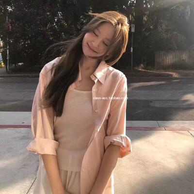 class韩国直邮031211 OUNCE 韩代2026款   棉1oo纯色衬衫