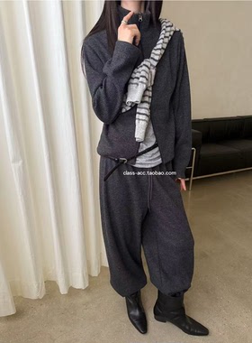 class韩国直邮121802 LAKE SIDE 韩代2025款  立领外套+休闲裤