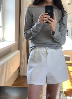 class韩国直邮1031712 JINSIM 韩代2026款  棉1oo宽松舒适短裤