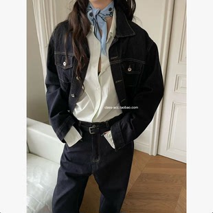 国现class韩国直邮011803 atmosphere 韩代2026春季新款牛仔套装