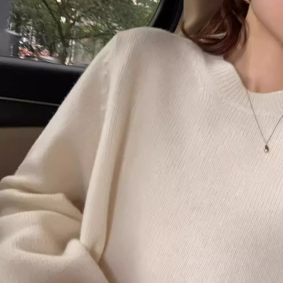 class韩国直邮112405 OUNCE韩代2025款羊毛1oo四色毛衣