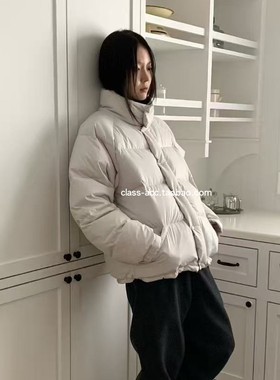 class韩国直邮101901 OBJECT 韩代2025款  小立领鸭绒8:2羽绒服