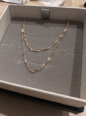 class日代 062204  Tsutsumi 简约小设计花纹18K手链