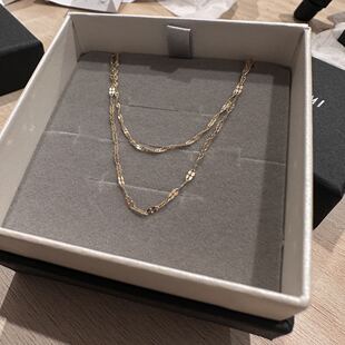 class日代 062204  Tsutsumi 简约小设计花纹18K手链