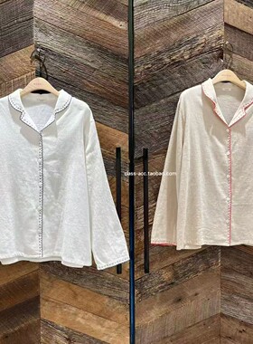 class韩国直邮011403 koznok 韩代2026春款  棉麻睡衣套装